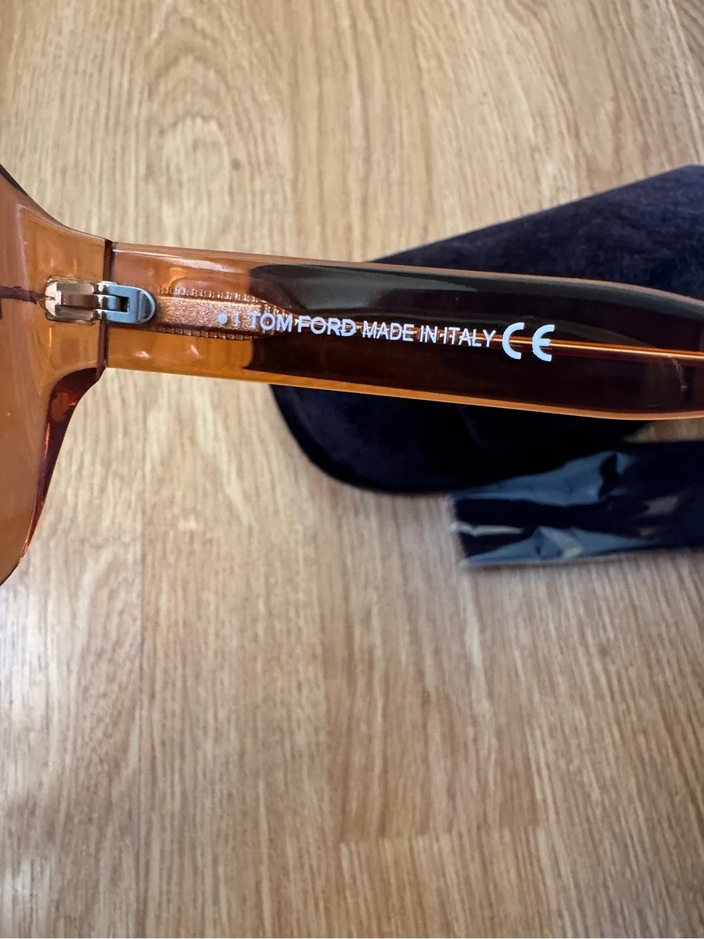 Tom Ford Bailey Pink Oversized Square Sunglasses with Case